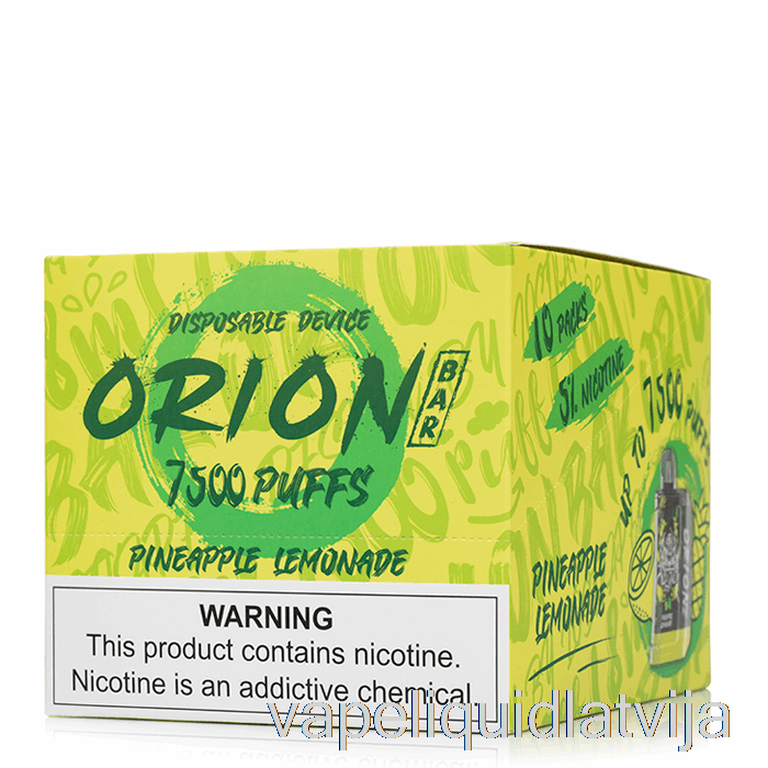 [10 Iepakojumu] Pazaudēts Vape Orion Bar 7500 Vienreizējās Lietošanas Vape šķidrums